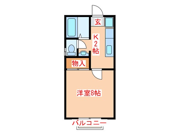 ネッスル青葉の物件間取画像